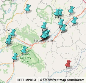 Mappa Via F. M. Torricelli, 61034 Fossombrone PU, Italia (8.2)