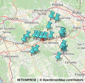 Mappa SGC Firenze - Pisa - Livorno, 56028 San Miniato PI, Italia (11.79211)