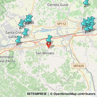 Mappa Via Sanminiatese, 56028 San Miniato PI, Italia (6.535)