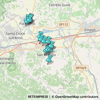 Mappa Via Sanminiatese, 56028 San Miniato PI, Italia (3.06714)