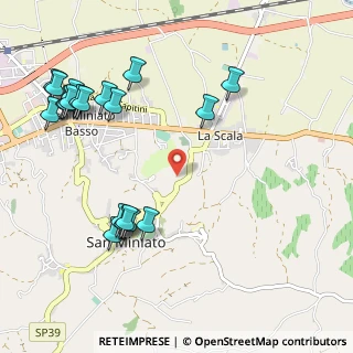 Mappa Via Sanminiatese, 56028 San Miniato PI, Italia (1.3195)