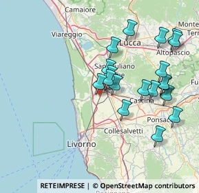 Mappa Traversa A Via Aurelia Sud, 56121 Pisa PI, Italia (15.59316)