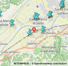 Mappa Via John Fitzgerald Kennedy, 56020 Montopoli in Val D'arno PI, Italia (2.69727)