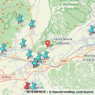 Mappa Viale della Repubblica, 56025 Pontedera PI, Italia (5.89)