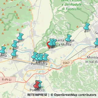 Mappa Viale della Repubblica, 56025 Pontedera PI, Italia (5.23063)