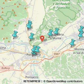 Mappa Viale della Repubblica, 56025 Pontedera PI, Italia (4.41833)