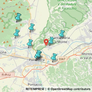 Mappa Viale della Repubblica, 56025 Pontedera PI, Italia (4.08455)