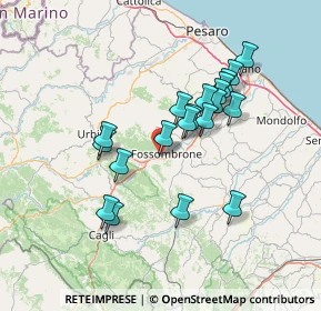 Mappa SS3, 61034 Fossombrone PU, Italia (12.745)