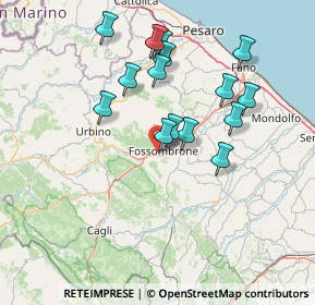 Mappa SS3, 61034 Fossombrone PU, Italia (14.26813)