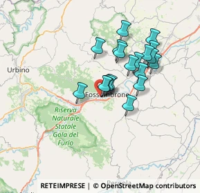 Mappa SS3, 61034 Fossombrone PU, Italia (5.73684)