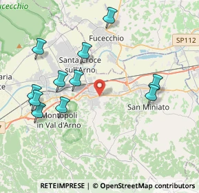 Mappa Via Gerolamo Savonarola, 56028 San Miniato PI, Italia (4.41273)