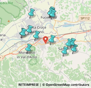 Mappa Via Gerolamo Savonarola, 56028 San Miniato PI, Italia (3.974)