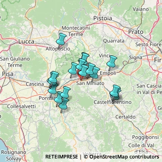 Mappa Via Gerolamo Savonarola, 56028 San Miniato PI, Italia (10.92632)