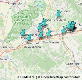 Mappa Via Gerolamo Savonarola, 56028 San Miniato PI, Italia (8.921)