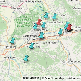 Mappa Via Gerolamo Savonarola, 56028 San Miniato PI, Italia (9.243)