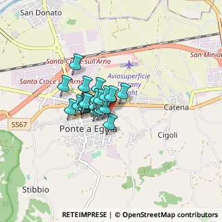Mappa Via Gerolamo Savonarola, 56028 San Miniato PI, Italia (0.5065)