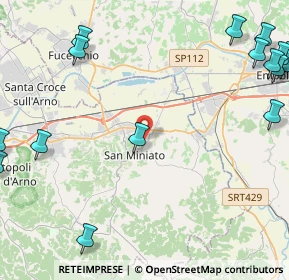 Mappa Via Ribaldinga, 56028 San Miniato PI, Italia (7.13118)