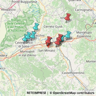 Mappa Via Ribaldinga, 56028 San Miniato PI, Italia (5.42846)