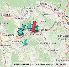Mappa Via Carlo Bini, 56028 San Miniato PI, Italia (9.42818)