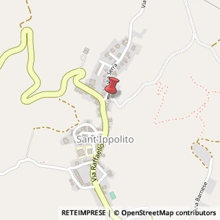 Mappa Via Serra, 4, 61040 Sant'Ippolito, Pesaro e Urbino (Marche)