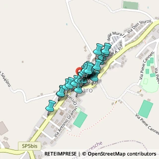 Mappa Via Giacomo Matteotti, 61038 Orciano di Pesaro PU, Italia (0.1)