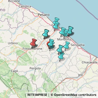 Mappa Via Giacomo Matteotti, 61038 Orciano di Pesaro PU, Italia (10.313)