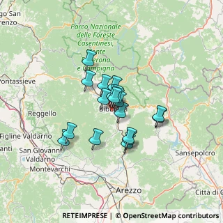 Mappa Case Sparse Fontetonica, 52011 Bibbiena AR, Italia (9.06053)