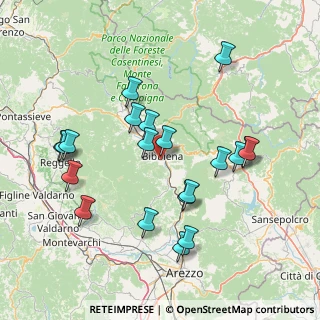 Mappa Case Sparse Fontetonica, 52011 Bibbiena AR, Italia (16.0385)