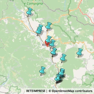 Mappa Case Sparse Fontetonica, 52011 Bibbiena AR, Italia (9.7745)