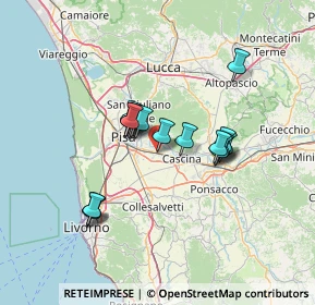 Mappa Via Tosco romagnola, 56023 Cascina PI, Italia (10.835)