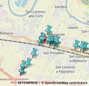 Mappa Via Tosco romagnola, 56023 Cascina PI, Italia (0.8745)