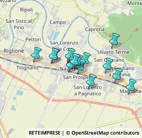 Mappa Via Tosco romagnola, 56023 Cascina PI, Italia (1.33)