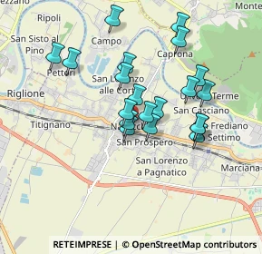 Mappa Via Tosco romagnola, 56023 Cascina PI, Italia (1.593)