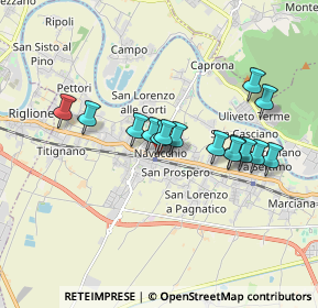 Mappa Via Tosco romagnola, 56023 Cascina PI, Italia (1.55067)