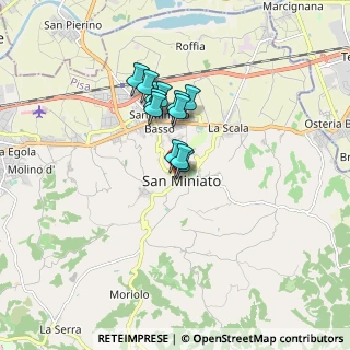 Mappa Via Cesare Battisti, 56028 San Miniato PI, Italia (1.20833)