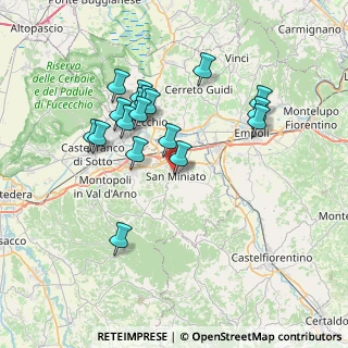 Mappa Via Cesare Battisti, 56028 San Miniato PI, Italia (7.02222)