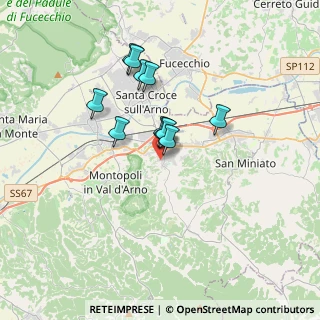 Mappa Via Masaccio, 56028 San Miniato PI, Italia (2.73182)