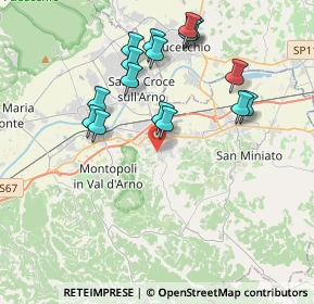 Mappa Via Masaccio, 56028 San Miniato PI, Italia (3.88563)