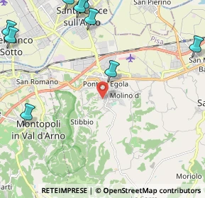 Mappa Via Masaccio, 56028 San Miniato PI, Italia (3.46545)