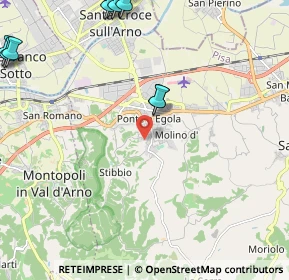 Mappa Via Masaccio, 56028 San Miniato PI, Italia (3.29917)