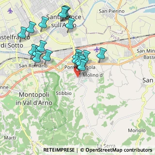 Mappa Via Masaccio, 56028 San Miniato PI, Italia (2.041)