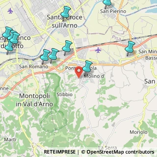 Mappa Via Masaccio, 56028 San Miniato PI, Italia (3.04273)