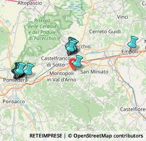 Mappa Via Masaccio, 56028 San Miniato PI, Italia (8.786)