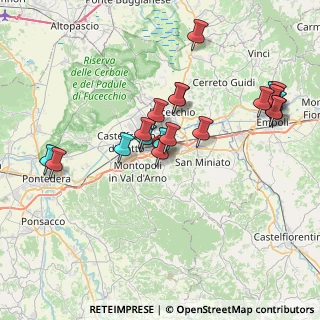 Mappa Via Masaccio, 56028 San Miniato PI, Italia (7.817)