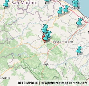 Mappa Via Alcide De Gasperi, 61033 Fermignano PU, Italia (20.24)