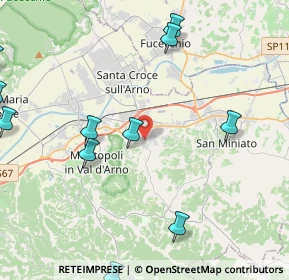Mappa Via Giancarlo Pajetta, 56028 San Miniato PI, Italia (5.76909)