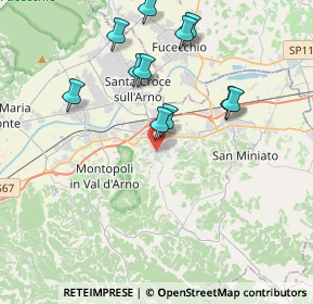 Mappa Via Giancarlo Pajetta, 56028 San Miniato PI, Italia (3.95818)