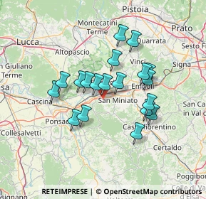 Mappa Via Giancarlo Pajetta, 56028 San Miniato PI, Italia (11.66474)