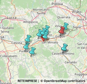 Mappa Via Giancarlo Pajetta, 56028 San Miniato PI, Italia (10.96333)