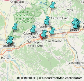 Mappa Via Giancarlo Pajetta, 56028 San Miniato PI, Italia (9.55)